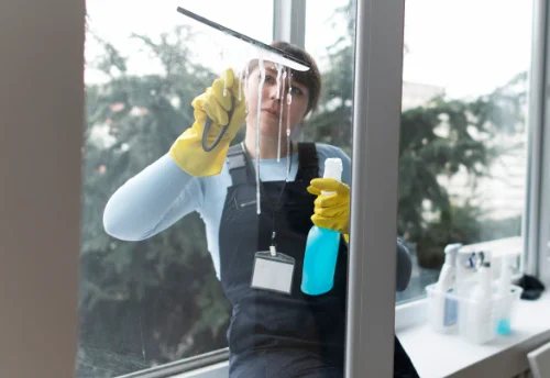 Nettoyage de vitres intérieures et extérieures à Saint-Laurent-d'Andenay